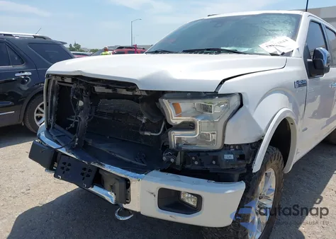 2017 Ford F-150 Platinum из США, поврежденный, VIN 1FTEW1EG1HFA33307